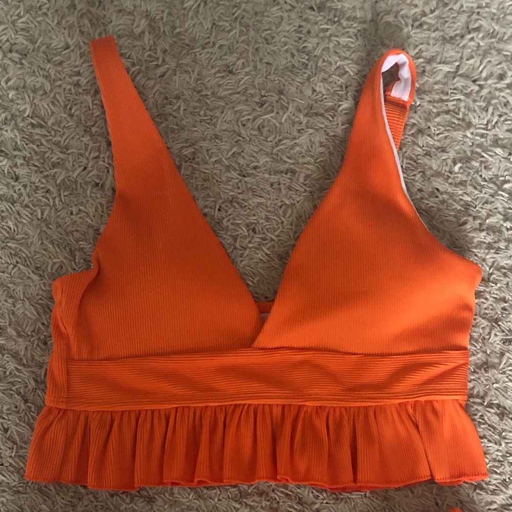 orange bikini set // zaful